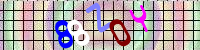 Blue Captcha Image