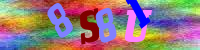 Blue Captcha Image