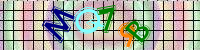 Blue Captcha Image