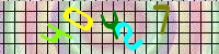 Blue Captcha Image