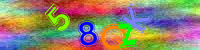 Blue Captcha Image
