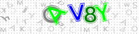 Blue Captcha Image