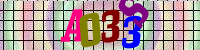 Blue Captcha Image
