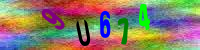 Blue Captcha Image