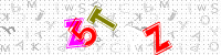 Blue Captcha Image
