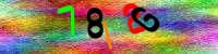 Blue Captcha Image