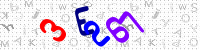 Blue Captcha Image