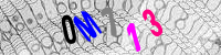 Blue Captcha Image