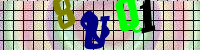 Blue Captcha Image