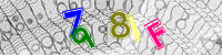 Blue Captcha Image