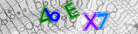 Blue Captcha Image