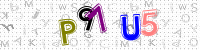 Blue Captcha Image