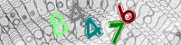 Blue Captcha Image