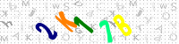 Blue Captcha Image