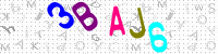 Blue Captcha Image
