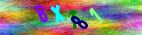 Blue Captcha Image
