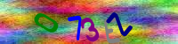 Blue Captcha Image