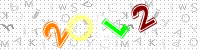 Blue Captcha Image