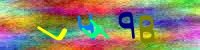 Blue Captcha Image