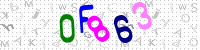 Blue Captcha Image