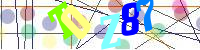 Blue Captcha Image