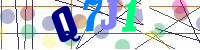 Blue Captcha Image