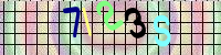 Blue Captcha Image