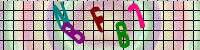 Blue Captcha Image