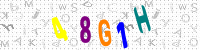 Blue Captcha Image