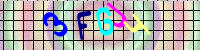 Blue Captcha Image