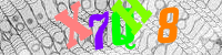Blue Captcha Image
