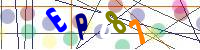 Blue Captcha Image