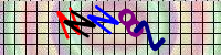 Blue Captcha Image