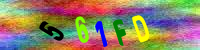 Blue Captcha Image
