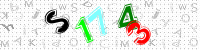 Blue Captcha Image