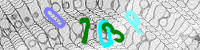 Blue Captcha Image