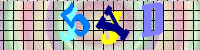 Blue Captcha Image