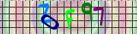 Blue Captcha Image