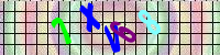 Blue Captcha Image