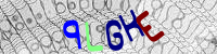 Blue Captcha Image