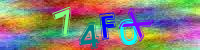 Blue Captcha Image
