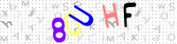 Blue Captcha Image