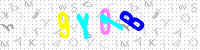 Blue Captcha Image