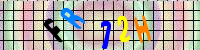 Blue Captcha Image