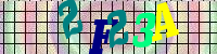 Blue Captcha Image