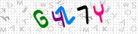 Blue Captcha Image