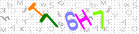 Blue Captcha Image