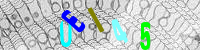 Blue Captcha Image