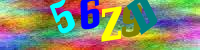 Blue Captcha Image
