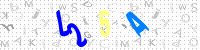 Blue Captcha Image